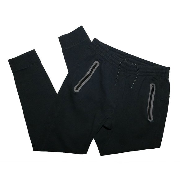 Jogger Sweatpants Bundle Set Black Old Navy Maroon Aeropostale Zip Pockets Sz S - Picture 4 of 11